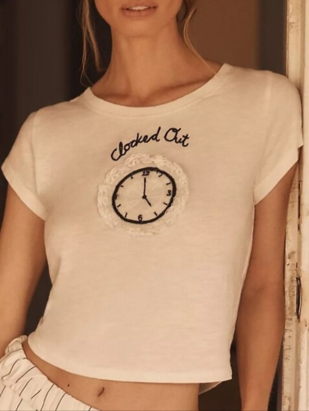 Organic Generation "Clocked Out" Tee Size Medium